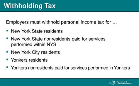 Yonkers Resident Withholding Tax .